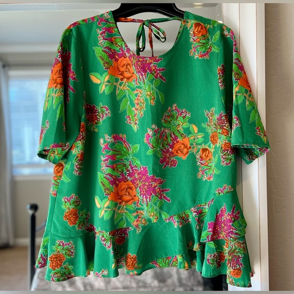 ASOS Women's Floral Career Blouse Multi Color - Picture 1 of 14